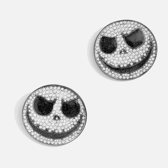 Baublebar X Disney, The Nightmare Before Christmas Jack Skellington earrings NWT - Picture 2 of 7